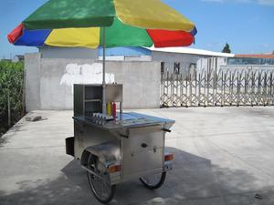 Carrito de Comida Rápida Económico de 3 Ruedas, Motocicleta Comercial para Venta de Hot Dogs al Aire Libre - Product Image 4