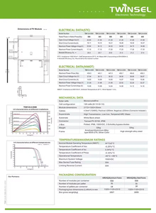 Paneles Solares Twinsel TSM120-8-580M-605M Monocristalinos PERC de 120 Celdas, Doble Vidrio, 21.4% de Eficiencia, Marco Plateado, 580W-605W - Product Image 6