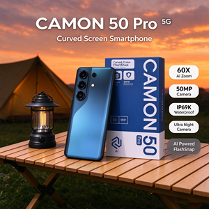 สมาร์ทโฟนรุ่น Global Version Camon 50 Pro ความจุ 512GB รองรับซิมคู่ ระบบปฏิบัติการ Android 15.0 เครื่องแท้ ปลดล็อคแล้ว จัดส่งไปยังประเทศจีน พร้อมบริการจัดส่งฟรี - Product Image 4