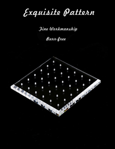 36 Holes <b>Square</b> Nail <b>Drill</b> <b>Bit</b> Display Base Manicure Polishing Head Storage Organizer - Product Image 6