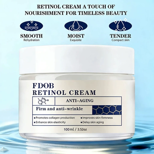 Crème hydratante anti-rides au rétinol naturel 100g, pour la régénération de la peau, la réduction des rides, le lifting et une meilleure élasticité - Product Image 1