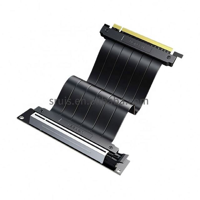 Full Speed PCIE 4.0 16x Riser Cable Graphics Card Extension Cable PCI Express Port GPU Expansion Card Riser Shielded Extender