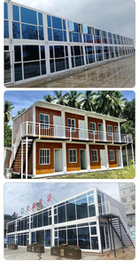 Bán buôn prefab Tiny House từ Trung Quốc Gói phẳng container với phòng tắm cho khách sạn làm bằng thép Sandwich Panel cho thị trường USA - Product Image 6