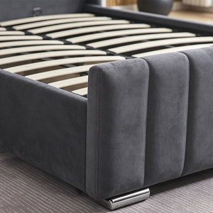 Bedroom Furniture Soft <b>Bed</b> Frame Eco-Friendly Durable Upholstery Storage <b>Bed</b> <b>Queen</b> King <b>Bed</b> Frame Home - Product Image 5