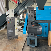 Ligne de granulation de recyclage certifiée CE ISO double certification HDPE/LDPE/PP/EPS/PC/PA/PPR avec écran tactile PLC et moteur, capacité 10 tonnes/jour