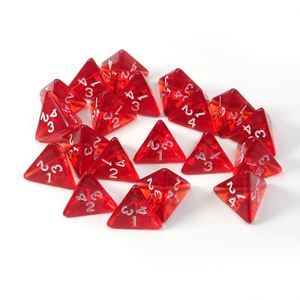 Empaque Personalizado, 20 Piezas, Botella Transparente Roja para Pociones Curativas, Accesorio para Dungeons and Dragons, Dado D4 - Product Image 2