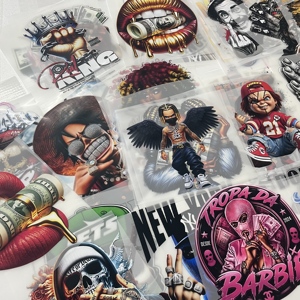 Transferencias DTF Marvelosas Listas para Imprimir, Colores Vivos, Listas para Usar en Sudaderas y Camisetas de Streetwear, Pedidos al por Mayor, Listas para Exportación Global - Product Image 3