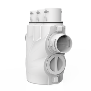 Raccord de tuyau en plastique HVAC pour intérieur, réglable, 1 point, 7, raccord de tuyau PE, séparateur, coude en PVC, raccord de tuyau à 4 voies - Product Image 3