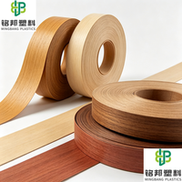 Bordure en PVC écologique Mingbang à effet bois pour usine de meubles