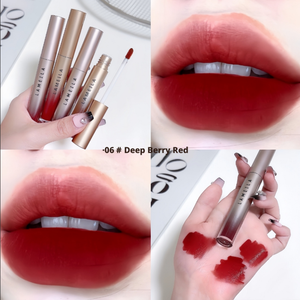 Brillo Labial LAMEILA Soft Focus - Acabado Mate Sedoso y Aterciopelado, Tinte Labial de Larga Duración a Prueba de Agua, Fórmula Mineral Hidratante, Para Todas las Tendencias de <span class=keywords><strong>Moda</strong></span> - Product Image 5