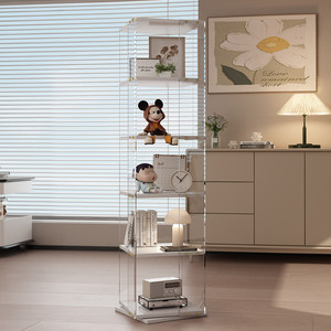 Estante de Almacenamiento de Libros de Acrílico Transparente Personalizado, Estante de Exhibición <span class=keywords><strong>para</strong></span> Cajas Sorpresa, Lego y Figuras de Acción - Product Image 1