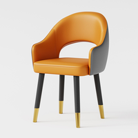 Chaises de réception de banquet nordiques pour hôtel, design contemporain, empilables, salon, salle à manger