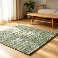 Tissu texturé à bulles rayé en polyester et lin, triple couche, avec grip en silicone, antidérapant, pour housses de canapé et coussins de sol
