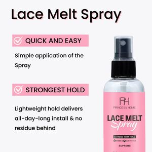 OEM 헤어 익스텐션 키트 레이스 가발 접착제 & 리무버 멜트 레이스 스프레이 안티 프리즈 헤어 왁스 스틱 가발 홀딩 세트 - Product Image 5