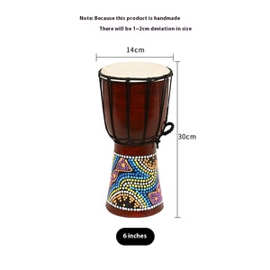 Tambourin en peau de chèvre ancienne de 8 et 12 pouces, cœur en bois de pêche, en bois massif, peau de chèvre, peau de mouton, bouleau, directement de l'usine indonésienne africaine - Product Image 6