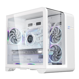 Lovingcool Ordinateur <span class=keywords><strong>Gamer</strong></span> Rgb Boîtier <span class=keywords><strong>PC</strong></span> Accessoires Gabinete Mid Tower Boîtier de jeu <span class=keywords><strong>Atx</strong></span> avec verre trempé triple face - Product Image 1