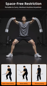 <span class=keywords><strong>Cuerda</strong></span> de Batalla Deportiva para Entrenamiento de Fuerza de Brazos en Casa, <span class=keywords><strong>Cuerda</strong></span> Grande Multifuncional sin Cables - Product Image 5