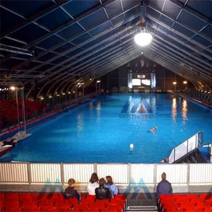 Kolam Renang Luar Ruangan Transparan Penutup Jernih Tenda Kolam Renang Kubah Tenda Acara Olahraga untuk Berenang