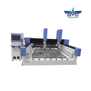 2025 CNC Router đá khắc tự động đôi đầu độc lập đa chức năng máy khắc đá + xoay trục - Product Image 1