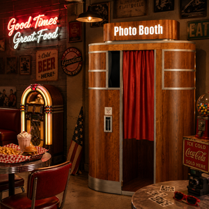 Cabina de Fotos Vintage Personalizada con Cámara DSLR e Impresión Instantánea para Centros Comerciales, Discotecas y Alquiler para Eventos, con Alto Retorno de la Inversión - Product Image 6