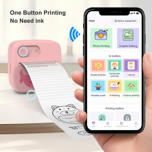 Sản Phẩm Mới Món Quà Sinh Nhật Ngay Lập Tức Wifi Xách Tay <span class=keywords><strong>Mini</strong></span> Nhãn Pocket Máy In Ảnh & Máy Quét Cho Bé Trẻ Em - Product Image 5