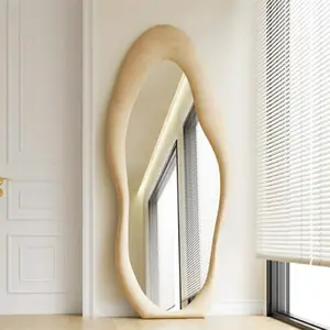 Specchi irregolari da parete di fabbrica specchio da parete di forma moderna dal Design unico specchio da pavimento a figura intera per la casa della camera da letto