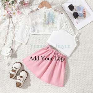 Conjunto de 3 piezas hermoso <span class=keywords><strong>sin</strong></span> <span class=keywords><strong>ropa</strong></span> de moda para niñas de 11 años - Product Image 2