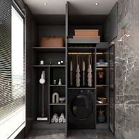 Armoire de balcon modulaire réglable sur mesure pour maison intelligente, multifonctionnelle, casier extérieur, appartement, hôtel, armoire de rangement moderne