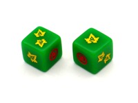 Logo personnalisé dés en marbre 12 mm 15mm 16mm dés de casino dés en résine à Six faces pour jeu de société D & D