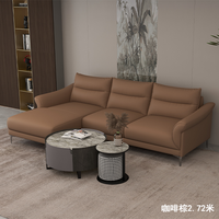 Canapé d'angle moderne en forme de L avec configuration chaise longue, confort premium, canapé contemporain pour salon, vente directe usine B2B