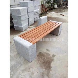 ม้านั่งหินสำหรับลานบ้าน ขนาด 120x80 ซม. ทนทาน ดีไซน์ร่วมสมัย สำหรับใช้งานกลางแจ้ง - Product Image 2