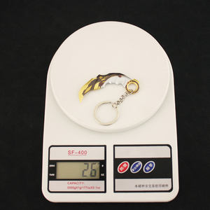 Portachiavi Valorant portachiavi pistola portachiavi 3D modello campioni 2021 coltello ad artiglio <span class=keywords><strong>Karambit</strong></span> - Product Image 2