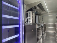 Chariot alimentaire mobile solaire Etodevice de 16,4 pieds, remorque alimentaire mobile à vendre