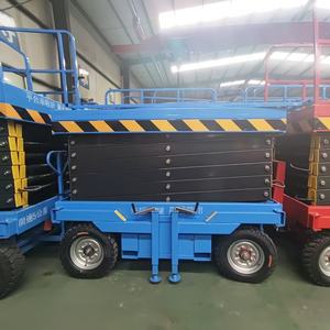 Lift tangga gunting angkat tengah mobil, gunting bertenaga listrik dengan Lift hidrolik untuk Lift konstruksi - Product Image 2