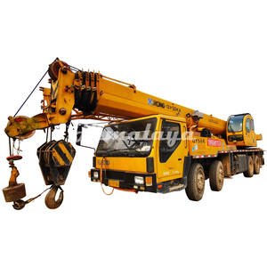 Gebrauchter Geradeausgerichteter 35 Tonnen 50 Tonnen Isuzu Hydraulischer Tragbarer Kleiner Mini Mobiler Hubkran mit Fernbedienung - Product Image 1