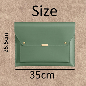 Carpeta A4 Delgada de Cuero PU - <span class=keywords><strong>Portadocumentos</strong></span> de Gran Capacidad para Organización y Transporte en la Oficina, Organizador Elegante, Portátil e Impermeable - Product Image 6