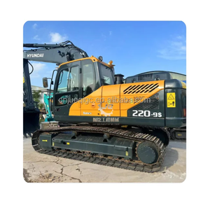 95% nouvelle Hyundai 220lc-9s pelle d'occasion 22 tonnes coréenne fabriquée R220-9s 220lc machine à chenilles équipement lourd d'occasion à vendre - Product Image 1
