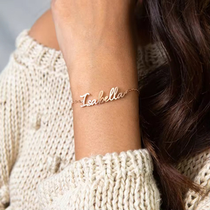 New North <strong>Personalised</strong> <strong>Name</strong> Charm <strong>Bracelet</strong> Stainless Steel Jewelry Customized Letter <strong>Name</strong> Pendant Couple <strong>Bracelet</strong> for Women - Product Image 6
