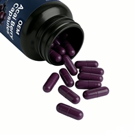 Capsules d'extrait de baies d'açaï végétaliennes, à base de plantes, sans OGM, adaptées aux végétariens, personnalisation ODM