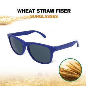 Gafas de Sol Ecológicas de Fibra de Paja Natural para Adultos, con Marco Cuadrado y Logotipo Personalizado de Alta Calidad, Recién Llegadas - Product Image 2