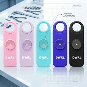 Alarmes de sécurité personnelles |   Sirène puissante 130 dB, appel SOS/SMS, localisation GPS |   Batterie rechargeable 200mAh Modèle 253SOS |   Déplacements quotidiens - Product Image 1