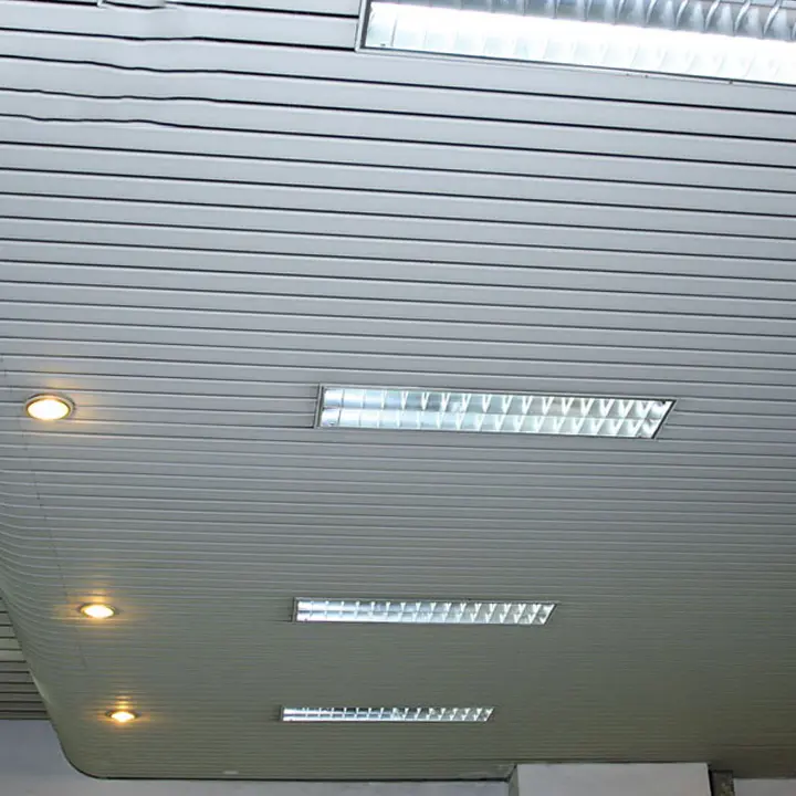 Good Price Hot Sale Aluminum Baffle Ceiling TU False Ceiling with Wood Texture