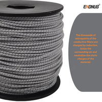 Corde ESD élastique conductrice antistatique de 2mm pour Machines d'impression de Rotogravure