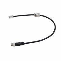 Conector de Cable de Soldadura Industrial M12 con Código D a RJ45 de 4 Pines, Enchufe Impermeable, Arnés de Cables M12