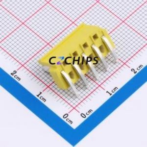 ZX-VH3.96-5PWZ-Y Wire-to-Board Pin Header Bent Lead Through Hole,P=3.96mm Connector 1x5P 3.96mm Right Angle Insert VH - Product Image 2