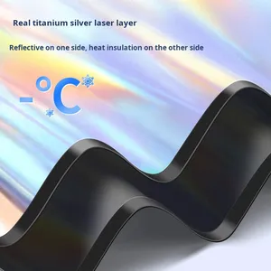 Nueva Cortina Lateral Magnética Láser Colorida para Coche, Parasol Transpirable de Titanio Plateado para Interiores, Kits Transfronterizos - Product Image 4