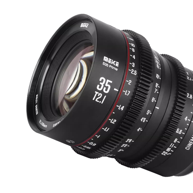 MEKE 35MM T2.1 S35 Camera Lens Suitable for Ca Non EF , PL Mount Cinema Lens