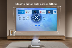 HiCyber MG50pro Portable Android 12.0 LED Video <b>Projector</b> 350 Lumens 1080P Smart WiFi6 Home Theater Outdoor Cinema LCD - Product Image 2