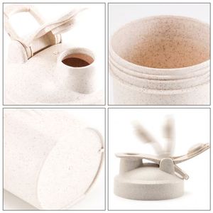 Wholesale Shaker Cups Wheat Straw Sports Powder Mixer Protein Water <b>Bottle</b> With Logo - Product Image 4