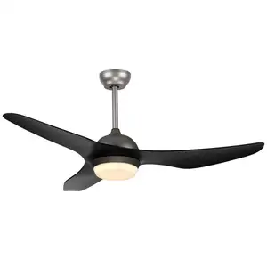 Retro Style Fan 52 Inch ABS Remote Ventilation Decorative Ceiling Fan Lights